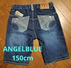 ANGELBLUE　女児M(150)デニムハーフパンツ