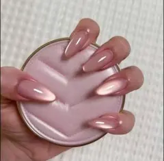 ネイルチップ ちゅるん マグネット風 ワンホン 韓国 オフィス