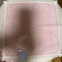 WEDGWOOD ピンク レースハンカチ