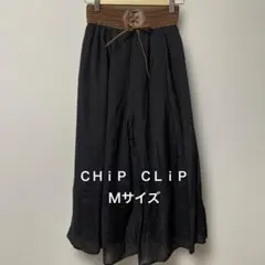 ＣＨｉＰ　ＣＬｉＰキュロットスカートブラックＭサイズ