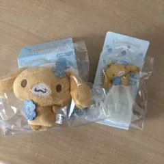 サンリオ　水色クローバー　カプチーノ　シークレットマスコットチャーム　ブローチ