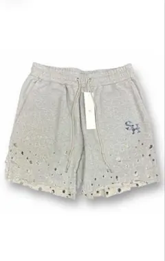 sugarhillサイドレースアップ スウェットショートパンツ ダークグレー sugarhillサイドレースアップ スウェットショートパンツ ダークグレー