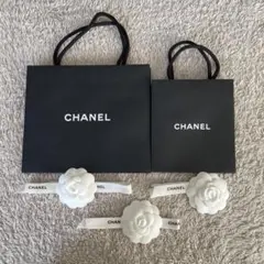 シャネル ショッパー カメリア シャネルリボン ラッピング