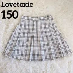【美品】ラブトキシック　キュロット150 スカパン　チェック柄