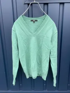 【UNIQLO】カシミヤセーター　ミントグリーン　Sサイズ