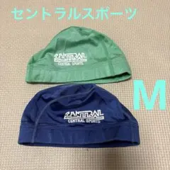【keme様専用】CENTRAL SPORTS 水泳帽 2色セット　緑　紺