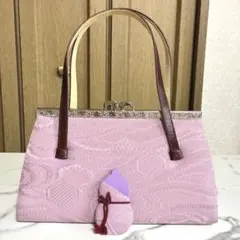 和装用ハンドバッグ　ピンク