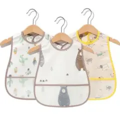子供用お食事エプロン3枚セット