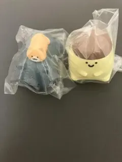 お文具　カプセルトイ　ガチャガチャ　ぷにぷにし隊2 プリン　ネコ