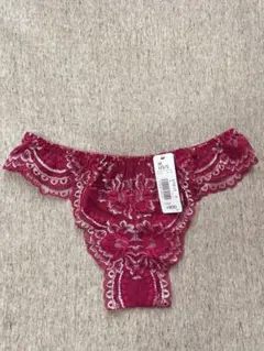 【新品】aimerfeel Tバックレースショーツ　Mサイズ