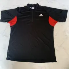 adidas メンズゴルフ　ハーフジップシャツ M
