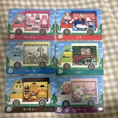 amiiboカード サンリオ6種 シール3種付き