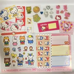 d*7様 キティ　平成　当時物　シール