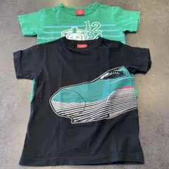 OJICO子供用Tシャツ２枚セット（はやぶさ•トーマス）100-110 /6Aのサムネイル