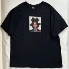 フランス製 XL basquiat ポートレート オーバーサイズ tシャツ半袖黒のサムネイル