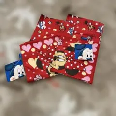 ミニーマウス ハンカチ 子供用4枚セット