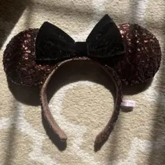 ミニーマウス風スパンコールカチューシャ