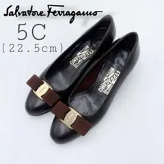 新品 フェラガモ パンプス　22.5〜23.0 フェラガモ パンプス 51/2D 22.5 23㎝ スエード ハイヒール - メルカリ