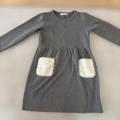 MPS.140cm グレーワンピース