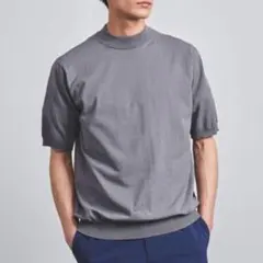 【美品/半額以下】UNITED ARROWSモックネックTシャツ ウォッシャブル