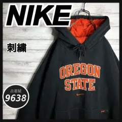 【入手困難!!】ナイキ ✈︎刺繍 アーチロゴ オレゴン州 ゆるだぼ 裏起毛 肉厚