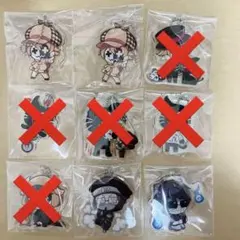 TOP4 アクキーコレクション キヨ レトルト 牛沢 ガッチマン フジ レベル4