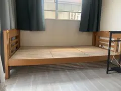 ニトリ】クイーンサイズ 木製ベッドフレーム メラク - メルカリ
