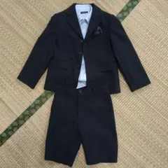 男の子　入学式 ストライプスーツ 130cm