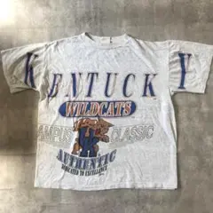 80s wildcats 大判プリント Tシャツ ヴィンテージ シングルステッチ