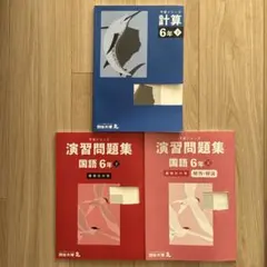 予習シリーズ　6年下　計算　国語演習問題集　難関校対策