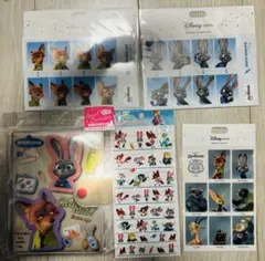 ディズニー ズートピア シール帳 セット ボンボンドロップシール