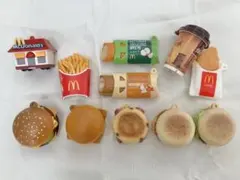 マクドナルド　ミニチュア フードストラップ　11点セット