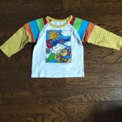 90サイズ　カラフルな長袖Tシャツ