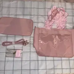 A4 ザッカマート フリルトート キャンディーピンク 痛バ