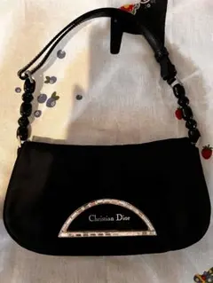 Christian Dior マリスパール　ラインストーンミニバッグ　ガリアーノ