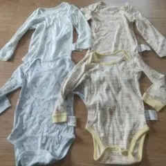 ディズニー長袖ロンパース90cm四種類