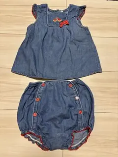 Janie&Jack デニムワンピース 12-18ヶ月のサムネイル