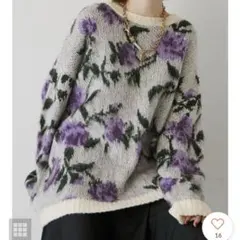 jouetie（ジュエティ）ジャカードパターンニット