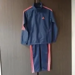 adidas ジャージ上下セット ネイビー 140cm