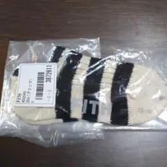 FITH ストライプ ブラック キッズ靴下 S