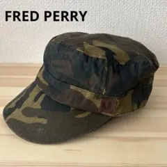 FRED PERRY 迷彩 キャップ one size フレッドペリー　ワーク