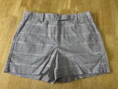 千鳥格子チェック柄ショートパンツ　サイズＭ