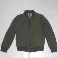 ナノ ユニバース フライトジャケット MA1 リバーシブル 花柄 ボンバー