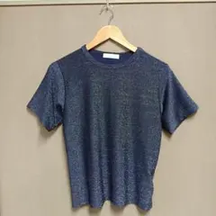 ★程よいラメ感★ SENSE OF PLACE クールネックラメTシャツ【F】