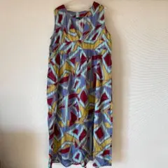 カラフル ロングワンピース