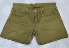 UNIQLO オリーブ ショートパンツ Mサイズ