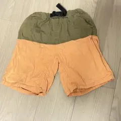 水陸両用パンツ　男の子向け水着 120cm オレンジカーキ