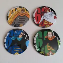 ワンピース　フジテレビ限定　ジェルマ66缶バッジ　イチジ　ニジ　ヨンジ