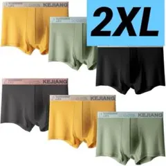 6枚セット おしゃれ ローライズ ボクサーブリーフ 通気 吸水速乾 前閉じメンズ