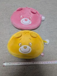 タグ無し未使用　ケアベア　フェイスポーチ　2つセット